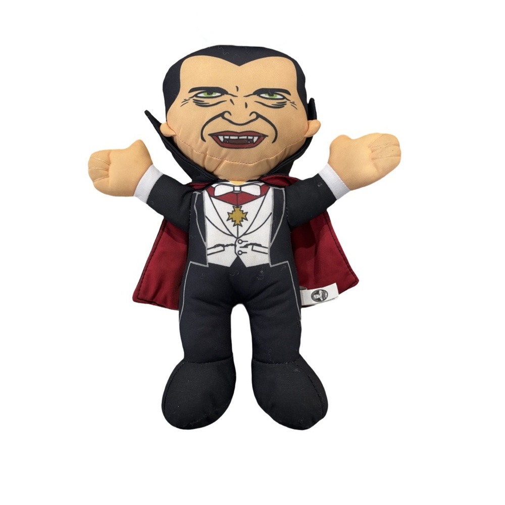 Vampire Plush Toy with Red Cape